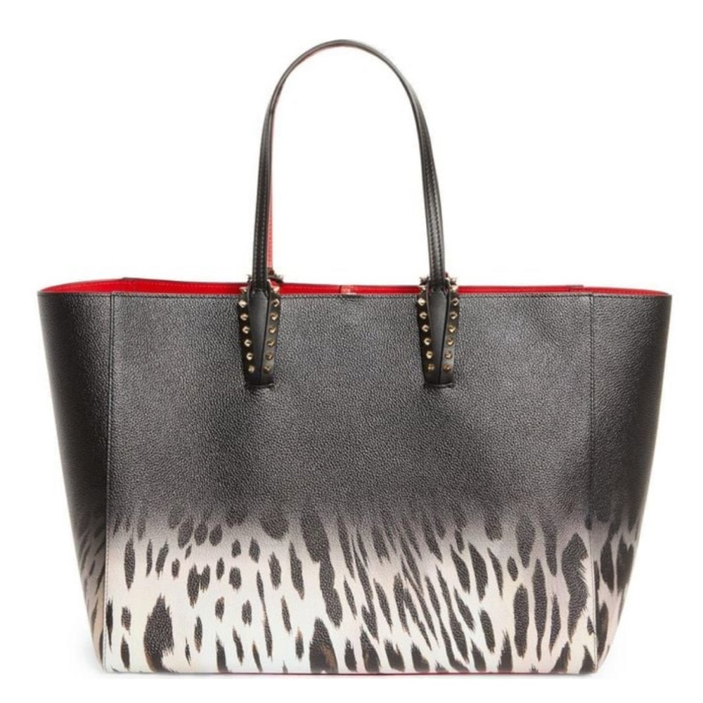 🔺Christian Louboutin🔺Large Cabata Leopard Ombré Leather Print Tote